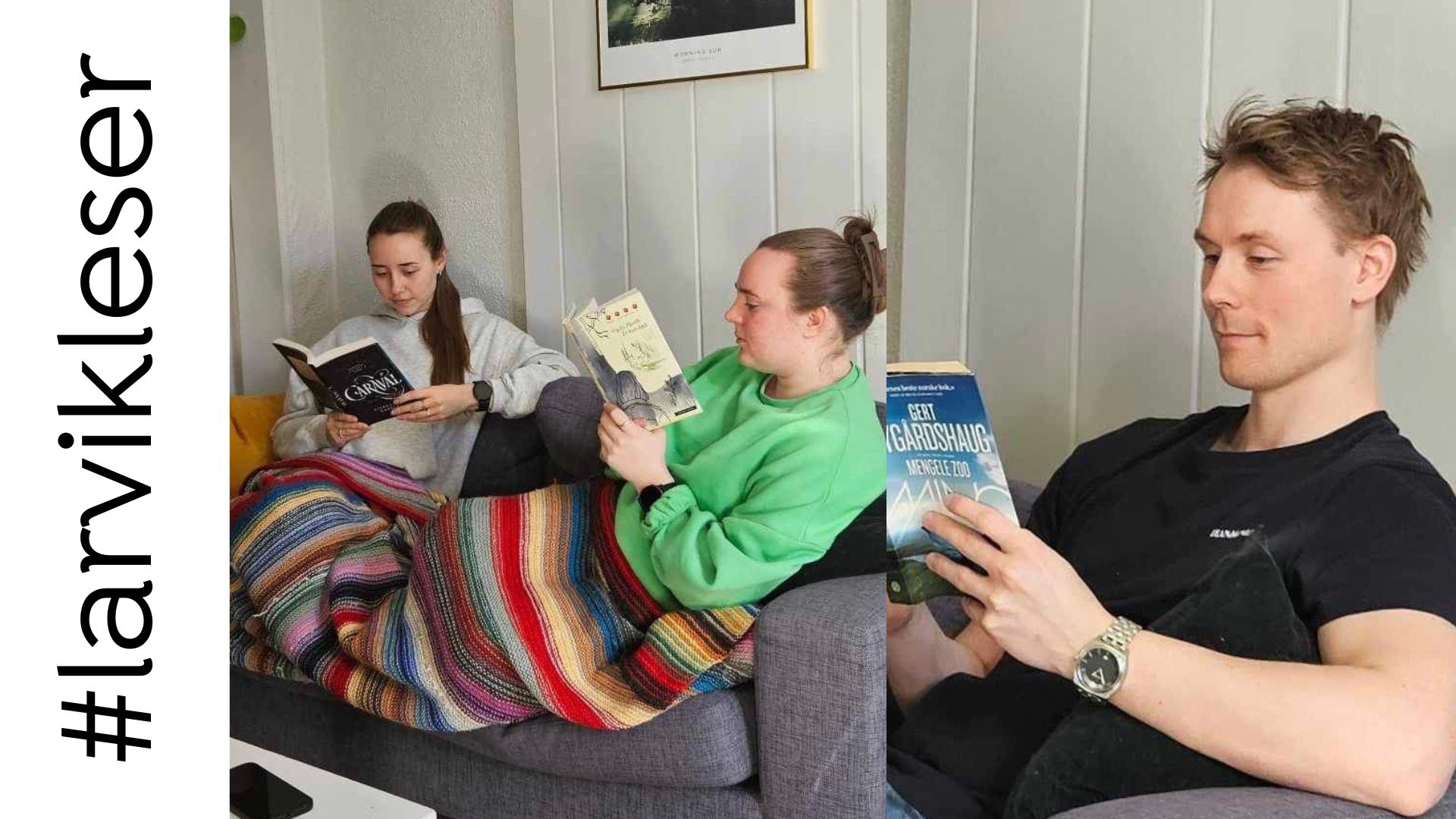 Signe, Maria og Bendik om lesing