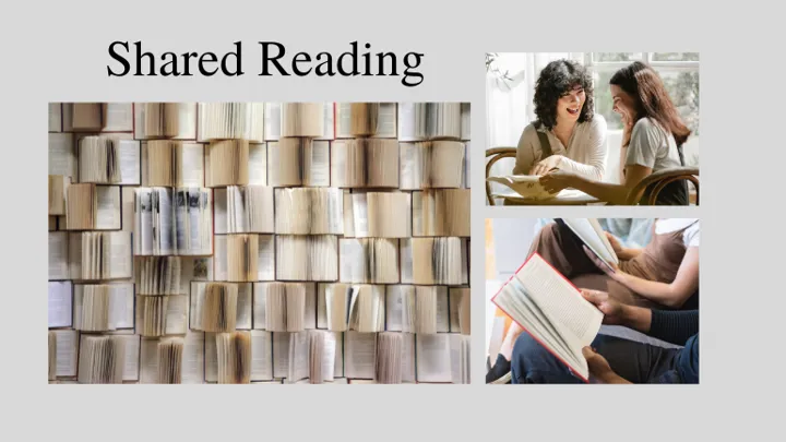 Shared Reading