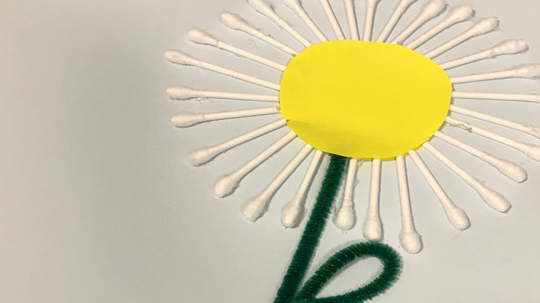 Endelig lørdag! Vårkunst