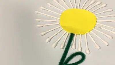 Endelig lørdag! Vårkunst