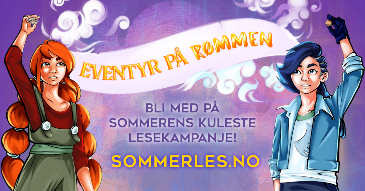 Plakat for Sommerles.no: Eventyr på rømmen