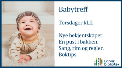 Babytreff på biblioteket 8.juni