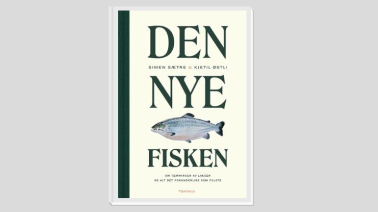 Bokomslag. Bilde av en fisk og tekst med tittel på boka.
