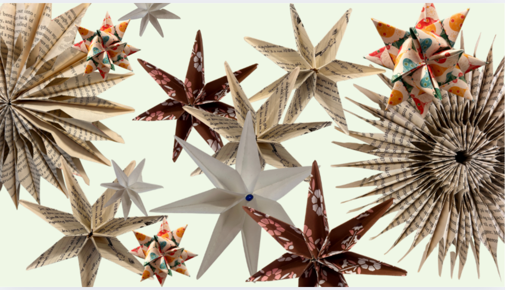 Jul for voksne. Lag julestjerner i papir