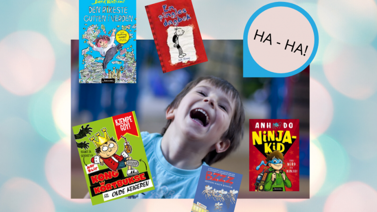 Jeg vil lese noe morsomt!