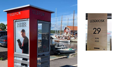 Åpning av Lesekiosk på Nevlunghavn Brygge