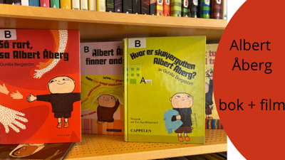 Bli med inn i Albert Åberg sin verden - gjennom film og bøker