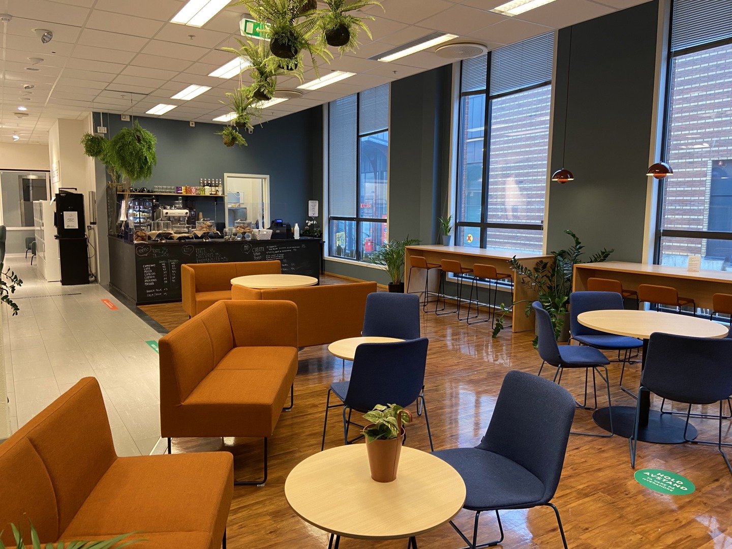Bibliotekcafe. Foto