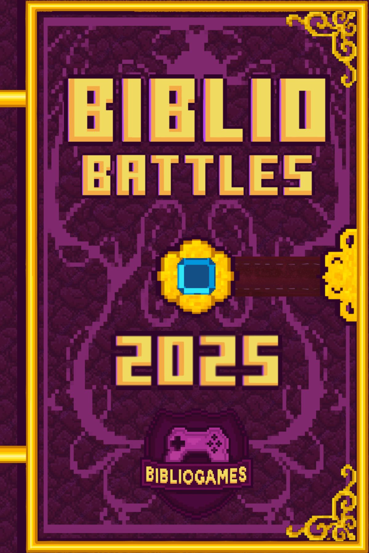 Bibliobattles 2025 reklameplakat