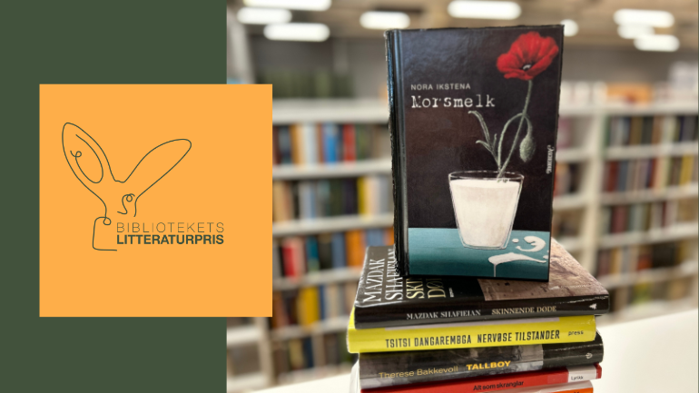 Nominert til bibliotekets litteraturpris : Morsmelk av Nora Ikstena