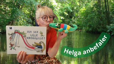 Boktips: Hva sier Lille Krokodille? av Eva Montanari