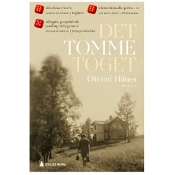 Et gammelt hus med bjørketrær rundt. En mann går mot huset. Han har en koffert i hver hånd. Bokomslag.