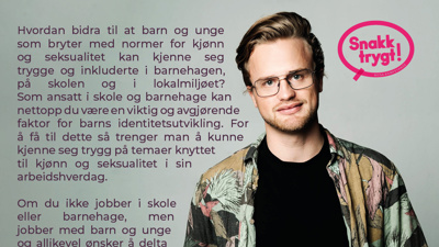 Kurs med Rosa kompetanse skole og barnehage - Eivind Bjørkgård Moe