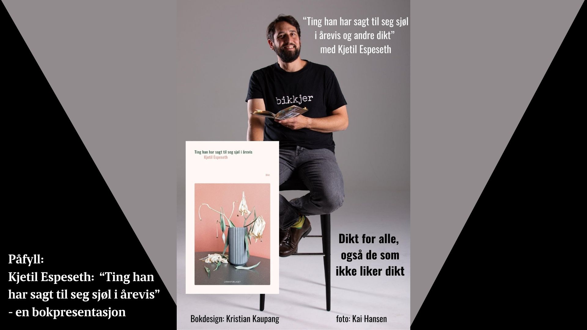 Påfyll -  Kjetil Espeseth:  “Ting han har sagt til seg sjøl i årevis og andre dikt” 